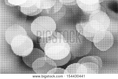Halftone Dots Vector Texture Background
