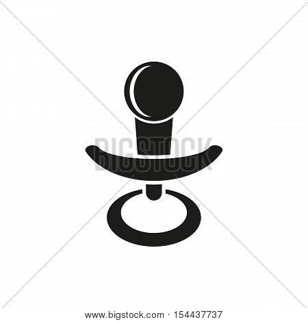 Pacifier icon. Comforter vector design. Babys dummy symbol. web. graphic. JPG. AI. app. logo. object. flat. image. sign. eps. art. picture - stock vector