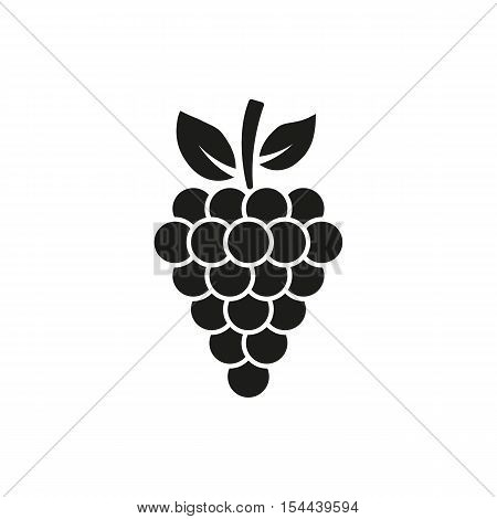 The grapes icon. Grape symbol. UI. Web. Logo. Sign. Flat design. App. Stock vector