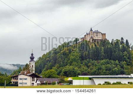 Schloss Strassburg is a castle on the hill in Strassburg Carinthia Austria
