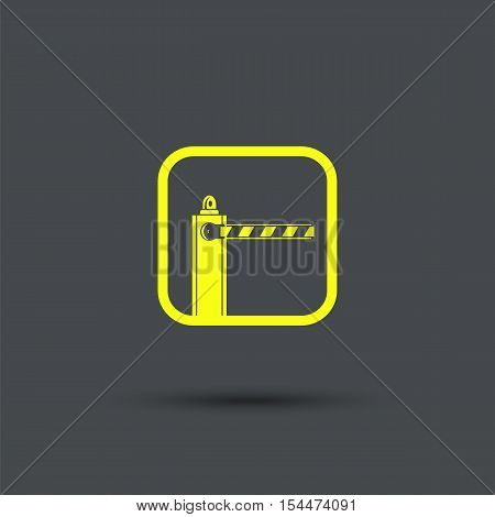 Barrier Icon. Isolated