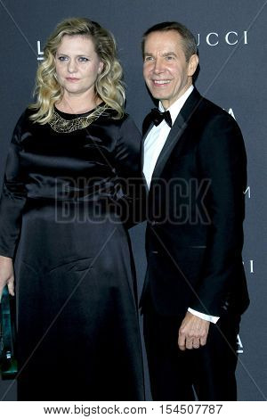 LOS ANGELES - OCT 29:  Justine Wheeler Koons, Jeff Koons at the 2016 LACMA Art + Film Gala at Los Angeels Country Museum of Art on October 29, 2016 in Los Angeles, CA