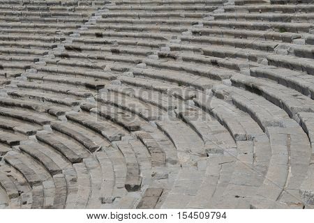 Theatre Of Halicarnassus In Bodrum, Turkey