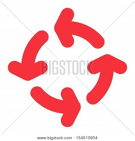 UI interface reload circle button element. Vector internet reload arrows button isolated. Website circle re-load round button sign.