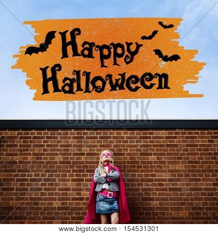 Happy Halloween Holiday Traditions Concept