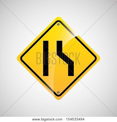 signal traffic yellow icon graphic vector illustration eps 10