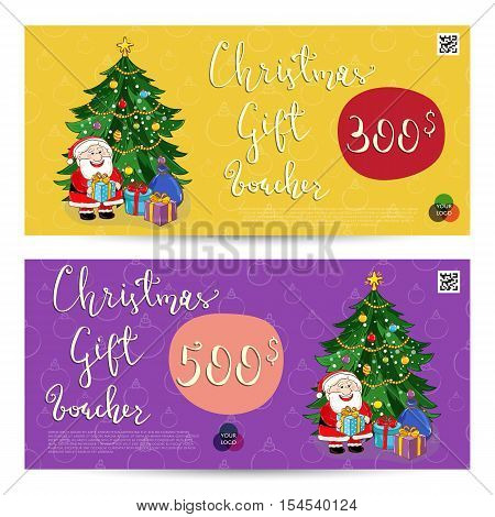 christmas voucher vector photo free trial bigstock voucher layout