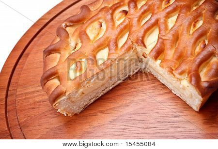 Torta con ripieno di ricotta