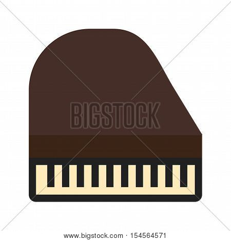 Piano, keys, music icon vector image.Can also be used for wild west. Suitable for mobile apps, web apps and print media.
