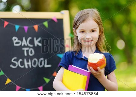 Extremely Excited Little Schoolgirl