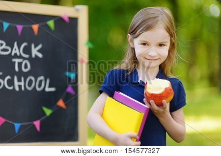 Extremely Excited Little Schoolgirl