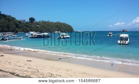 Padangbai Bali Indonesia Sea Port Boat Water
