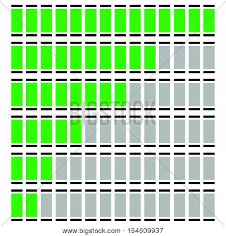 Progress, Level Indicators - Gauges, Meters In Sequence