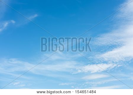 blue sky with random cloud beautiful, nature background