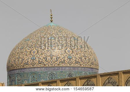 Sheikh Lotfollah Mosque At Naqhsh-e Jahan Square In Isfahan, Iran