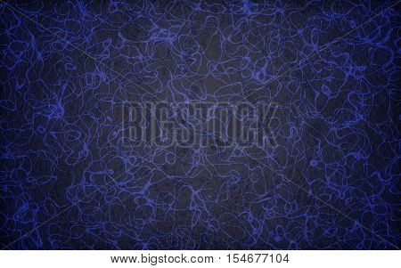 Graphic purple glowing pattern on black background