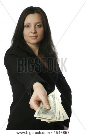Empresaria con dinero 3