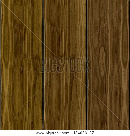 Brown realistic three wood wooden planks texture background