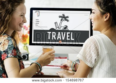 Holiday Vacation Island Graphic