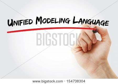 Hand Writing Unified Modeling Language