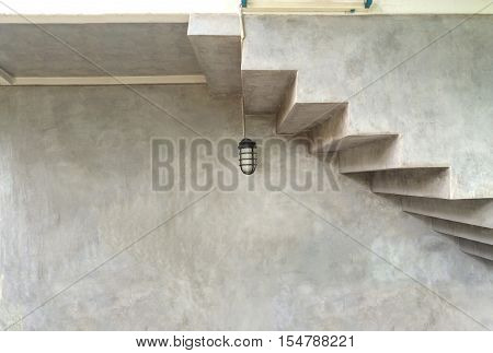 Loft style of house exterior under modern stair level architect