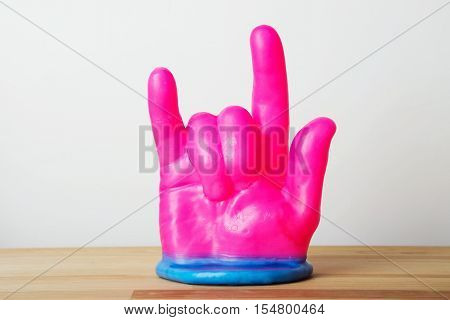 Hand-play. Wax Hand. Wax Hand Mold