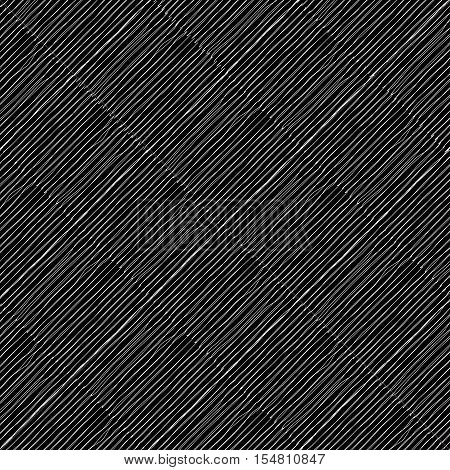 oblique outlines with white color on black background
