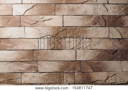 old grunge brown brick wall abctract background