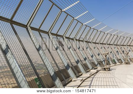 Teheran, Iran - October 05, 2016:  Observation Deck At Milad Tower In Tehran On October 05, 2016. Th