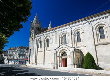 Romanesque Cathedral Of Angouleme, France.