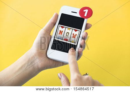 Now Active Ideas Process Success Inspiration Concept