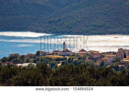 Seget Vranjica village by the sea view Dalmatia Croatia