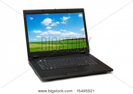  laptop isolated on a white background