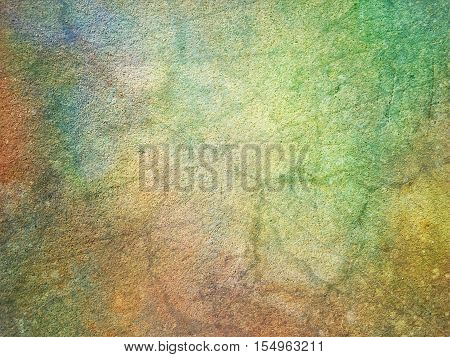 old cracked wall in colorful pastel tone background