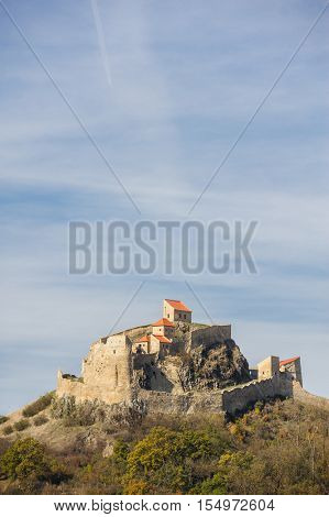 Rupea, Romania - October 20th, 2016: Rupea is famous medieval fortress, one of the oldest historic sites in Romania