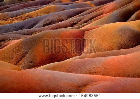 Chamarel Seven Coloured Earths On Mauritius