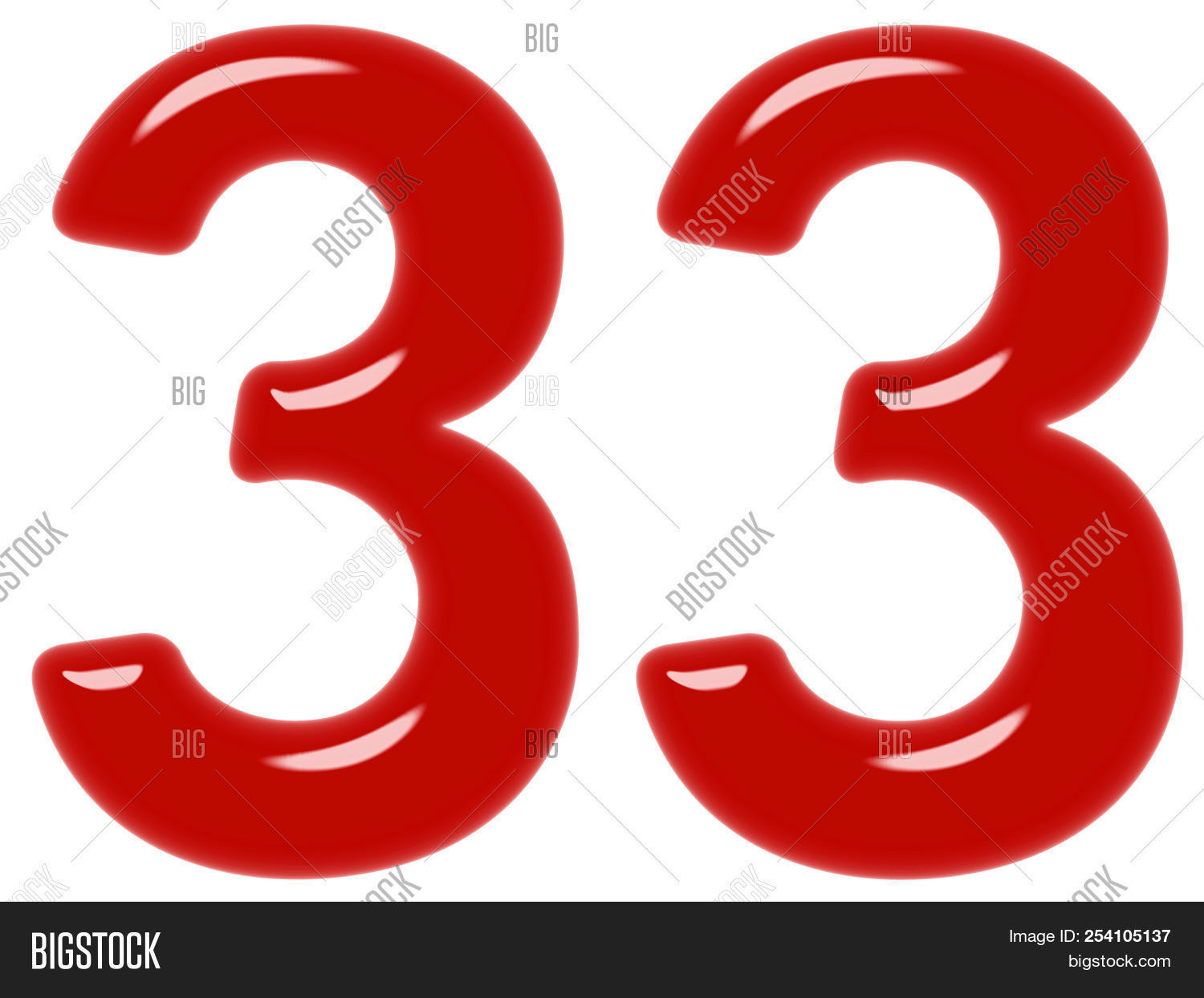 Цифра 33 картинка