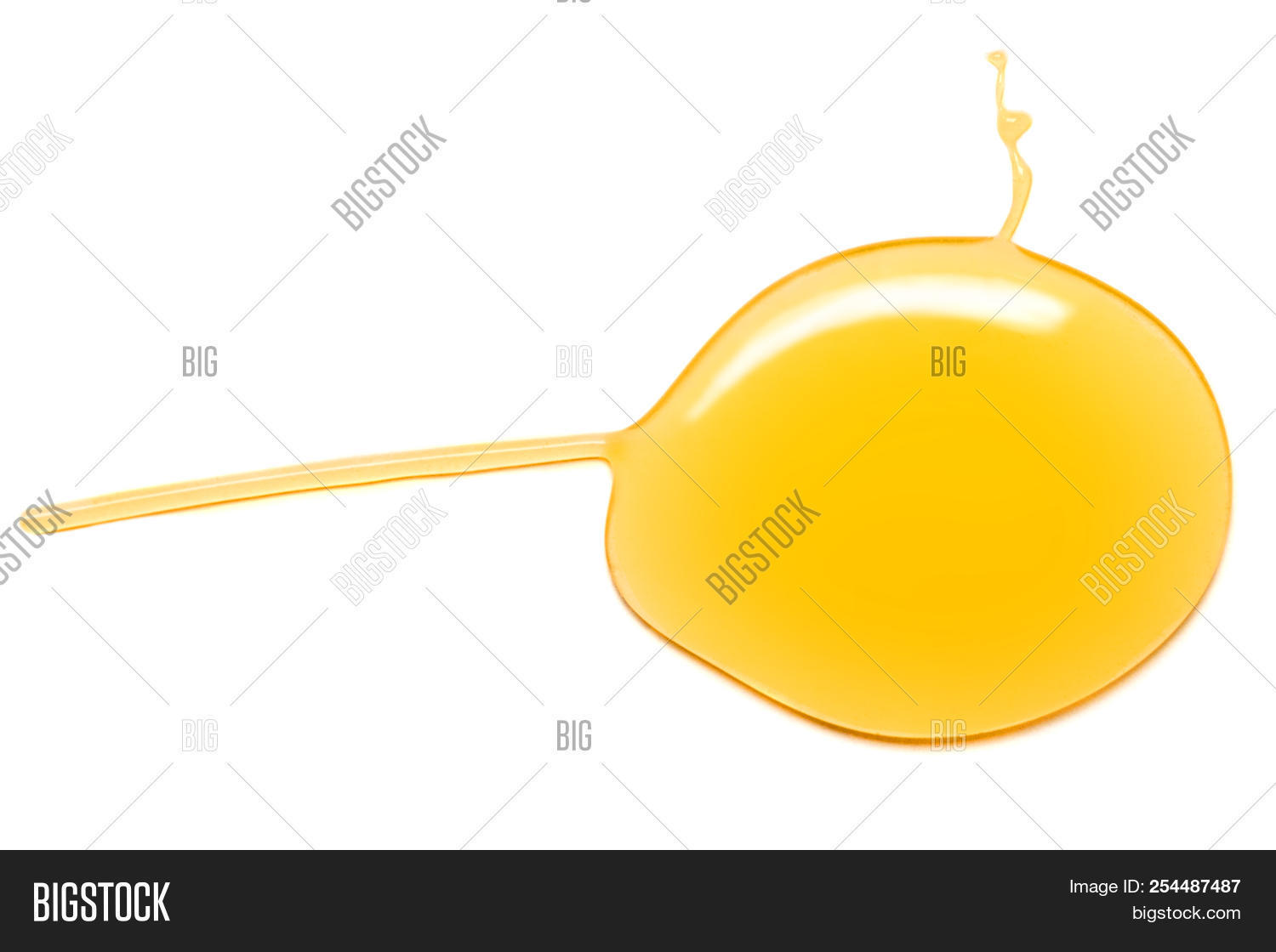 Honey Drop Isolated On Image & Photo (Free Trial) | Bigstock