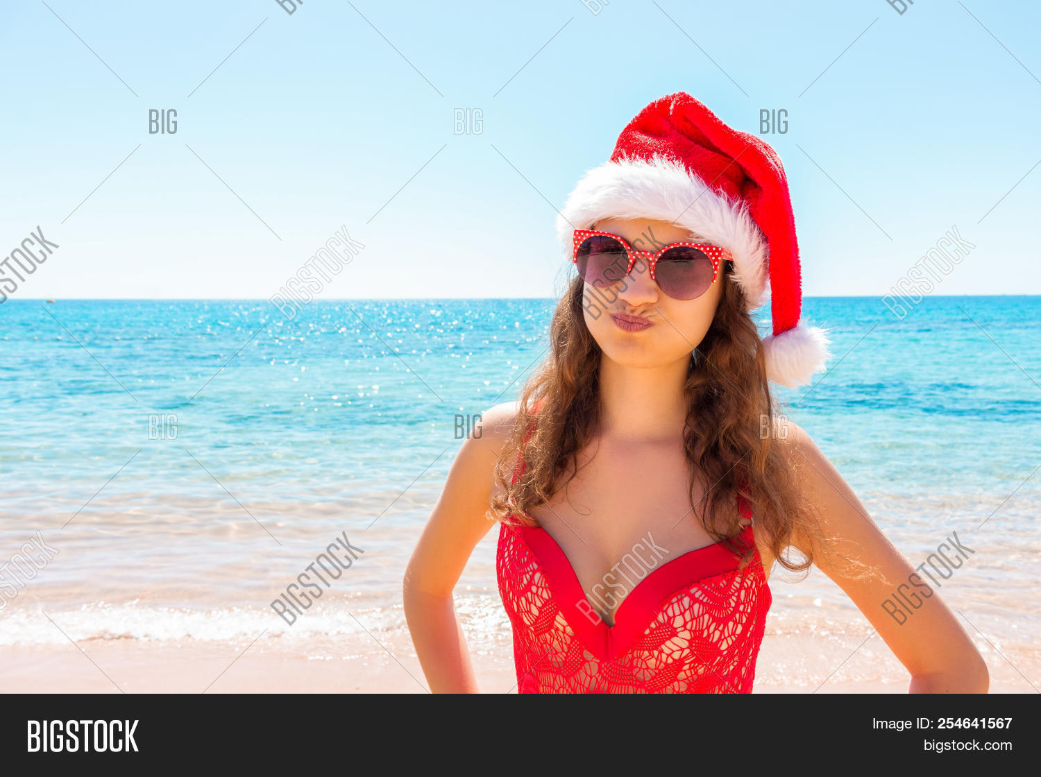 Christmas At The Beach Stock Photo Image Of Beach Vacation