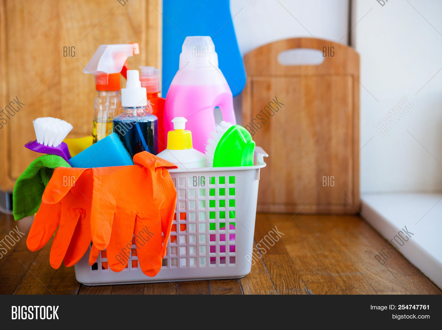 Basket Cleaning Items Image & Photo (Free Trial) Bigstock