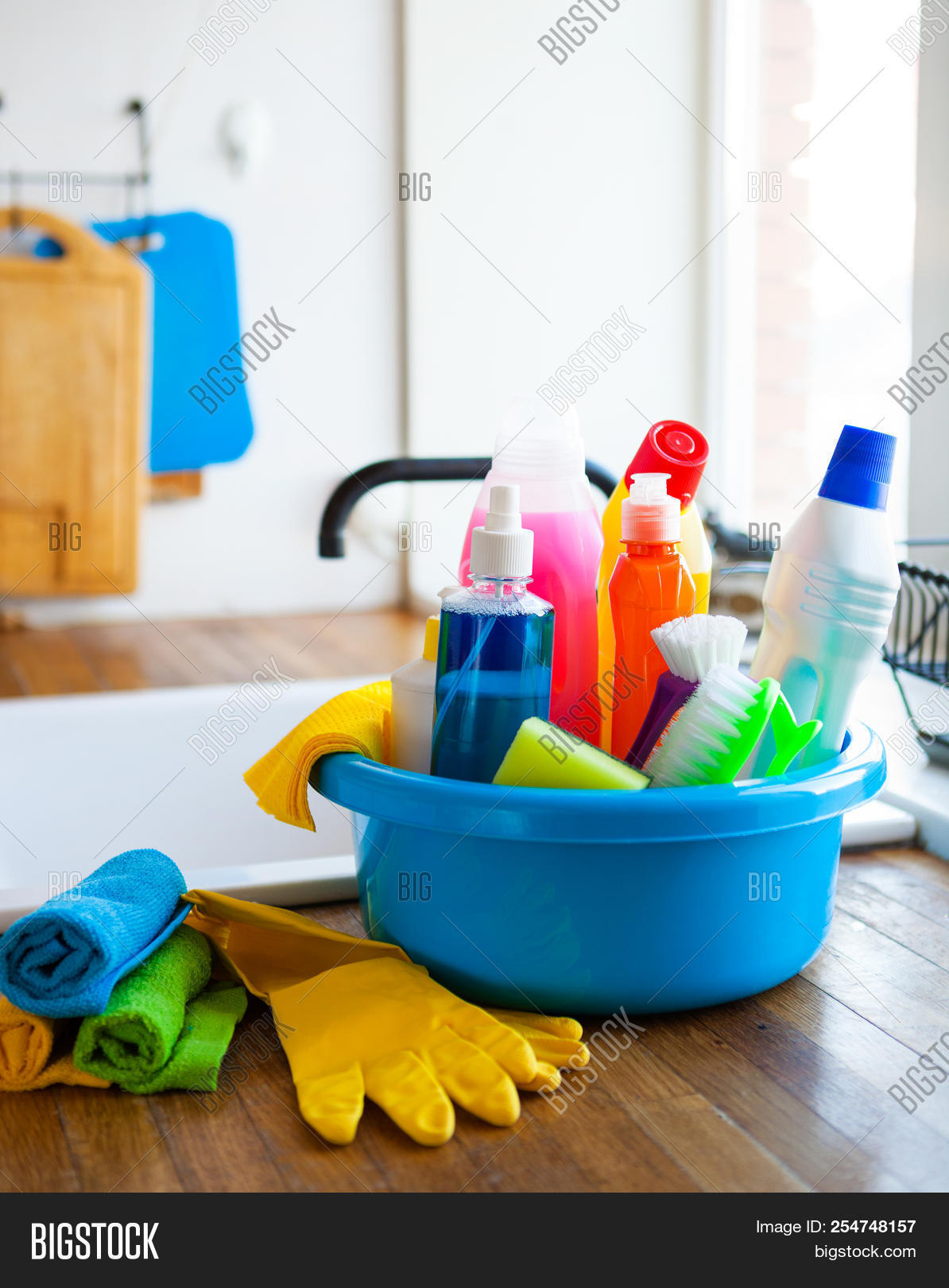 Basket Cleaning Items Image & Photo (Free Trial) Bigstock