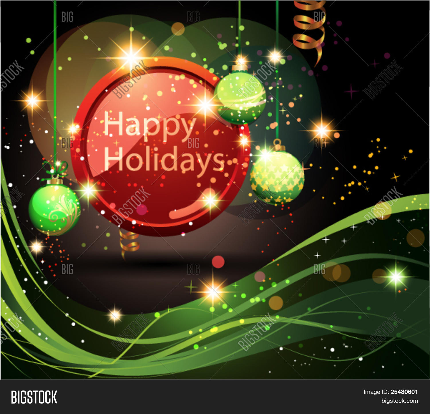 Happy Holidays Vector & Photo (Free Trial) | Bigstock
