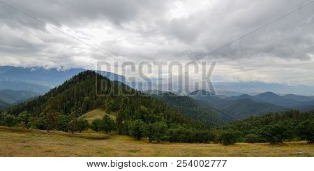 Treking In The Mountains Of The Borjomi-kharagauli National Park In Lesser Caucasus. Borjomi, Georgi