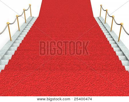 Escadas e bigboard. 3D