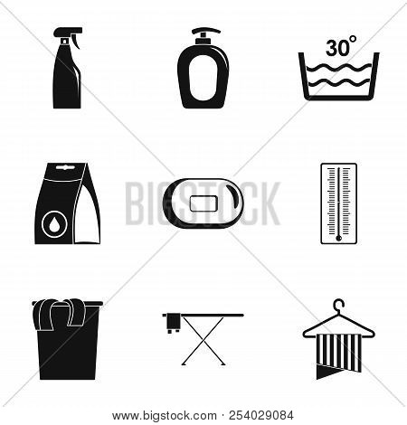 Clean Office Icons Set. Simple Set Of 9 Clean Office Vector Icons For Web Isolated On White Backgrou