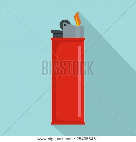 Lighter Icon. Flat Illustration Of Lighter Icon For Web Design