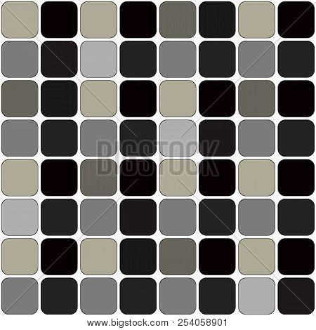 Dark Grey Patch Board Repeatable Pattern On White