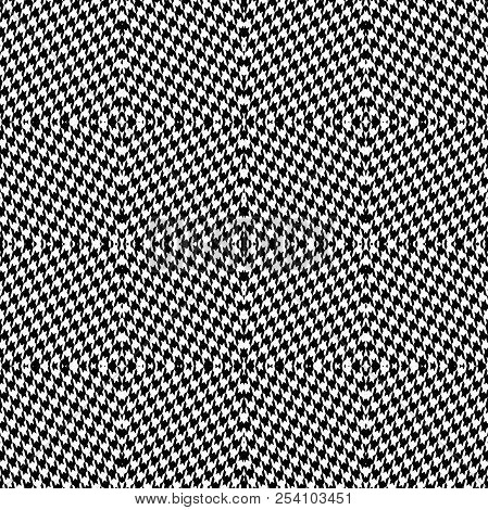 Irregular Pattern With Checkers And Patches. Black, Red, White.