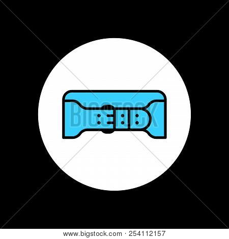 Sports Stretchable Belt Icon In Simple Style On A White Background