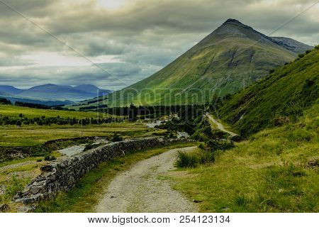 Scotland Highlands Mistic Landscape Scenery In Bridge Of Orchy Nature Travel